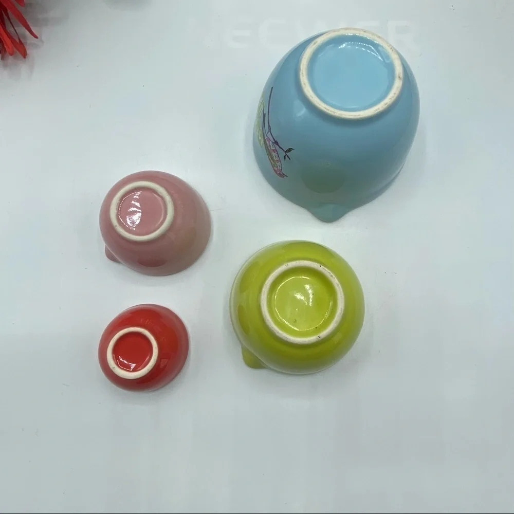 Anthropologie Measure Up‎ Bird Ceramic Cups